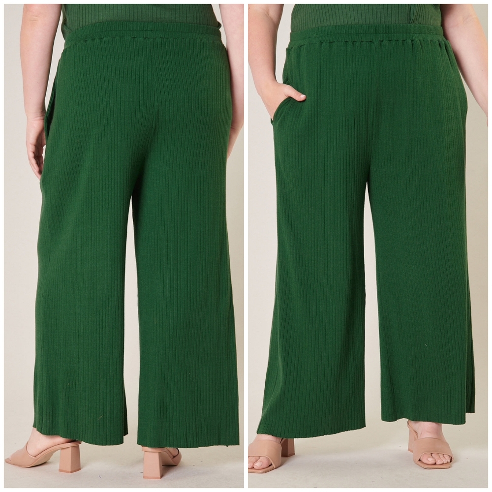 LAST 1❗️SUGARLIPS Curvy Plus Size 2-Piece Pants Set - Picture 5 of 7